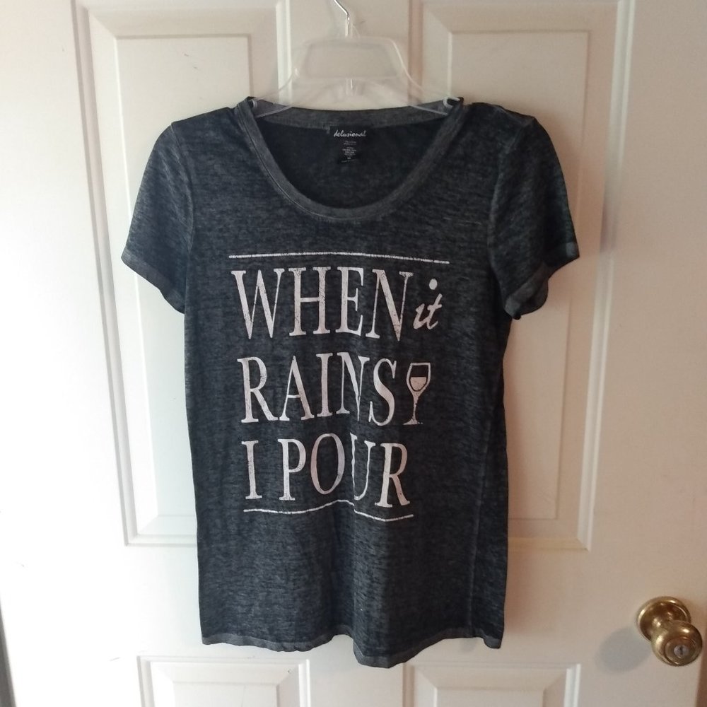 Black heather Delusional tee